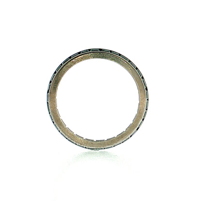 2.40 Emerald Eternity Band Platinum