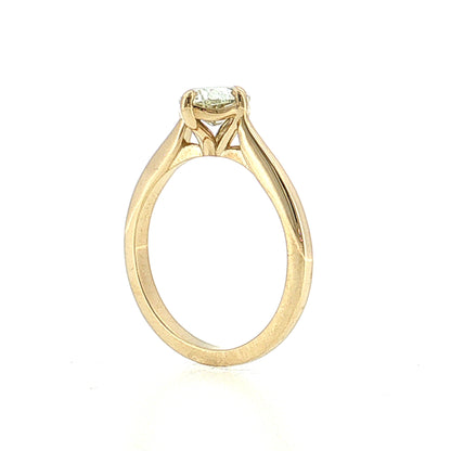 1.01 Old Mine Cushion Diamond Engagement Ring 14k