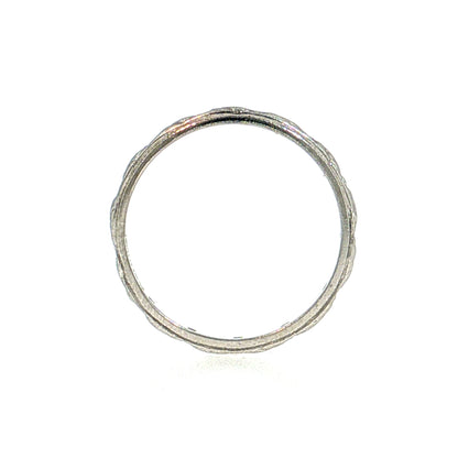 Antique Art Deco Diamond Eternity Band Platinum