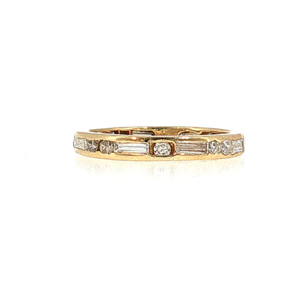 1.06 Channel Diamond Eternity Band 18k Yellow Gold