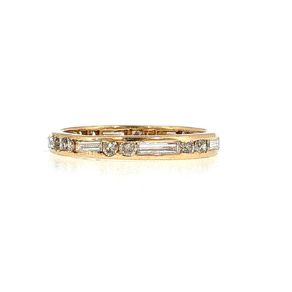 1.06 Channel Diamond Eternity Band 18k Yellow Gold