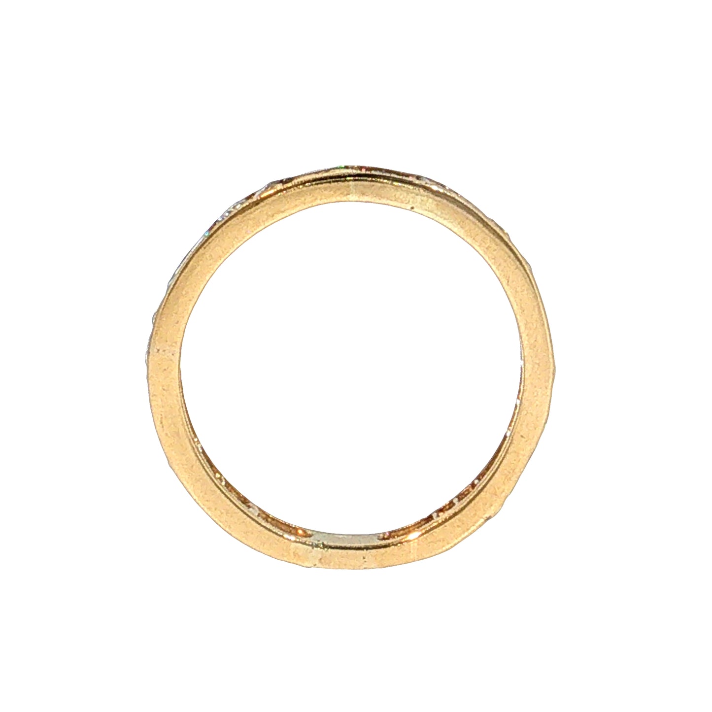 1.06 Channel Diamond Eternity Band 18k Yellow Gold