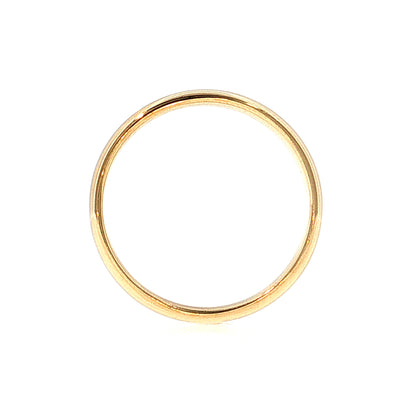 Men's Wedding Band 18k Yellow Gold