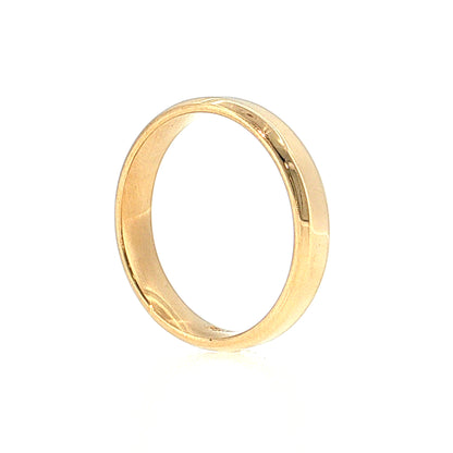 Men's Wedding Band 18k Yellow Gold