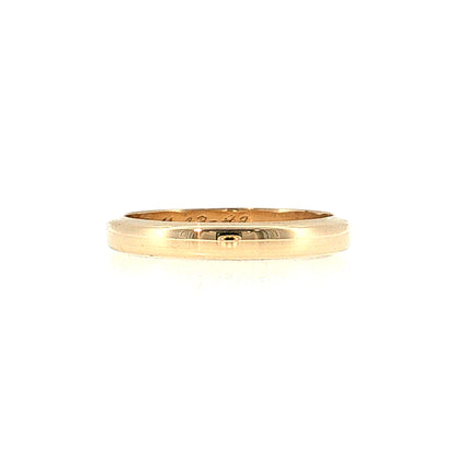 Vintage Retro Men's Wedding Band 14k Yellow Gold