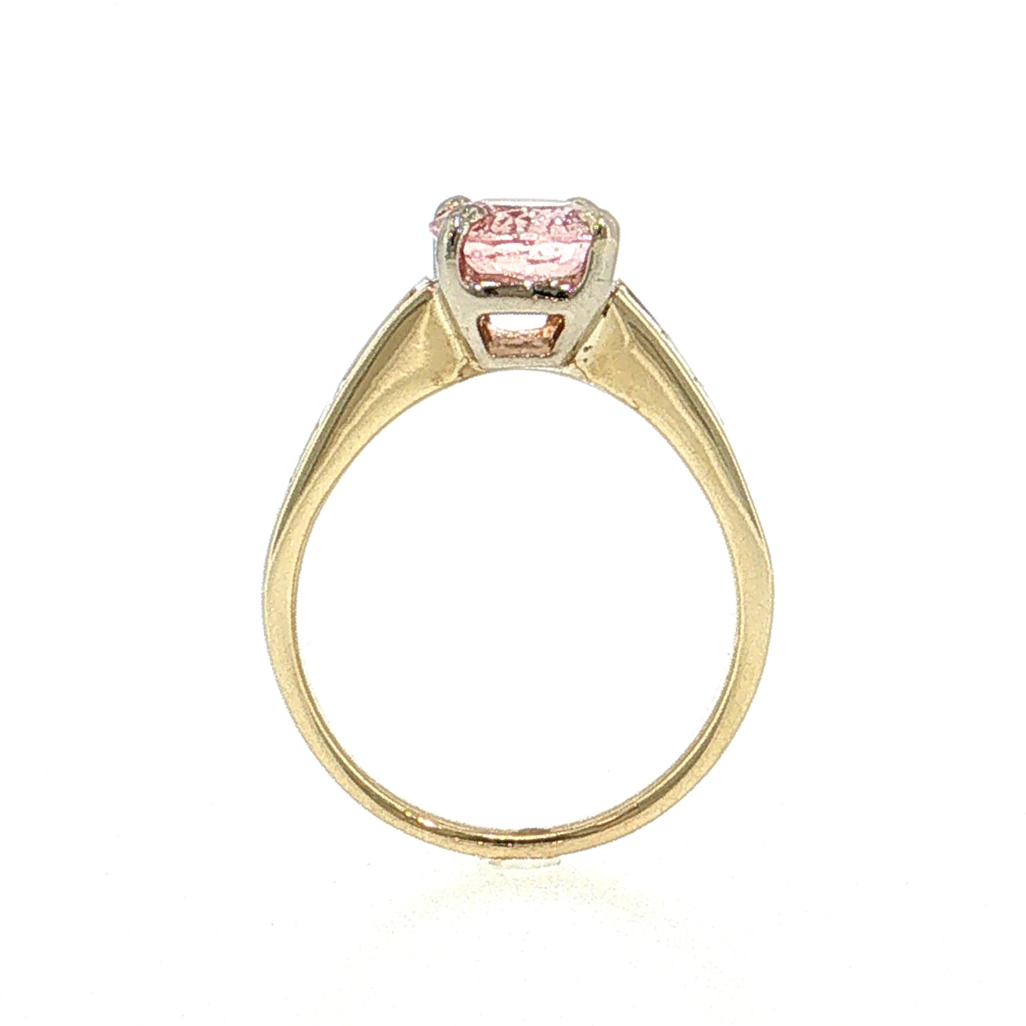 2.34 Padparadscha Sapphire Engagement Ring 14k