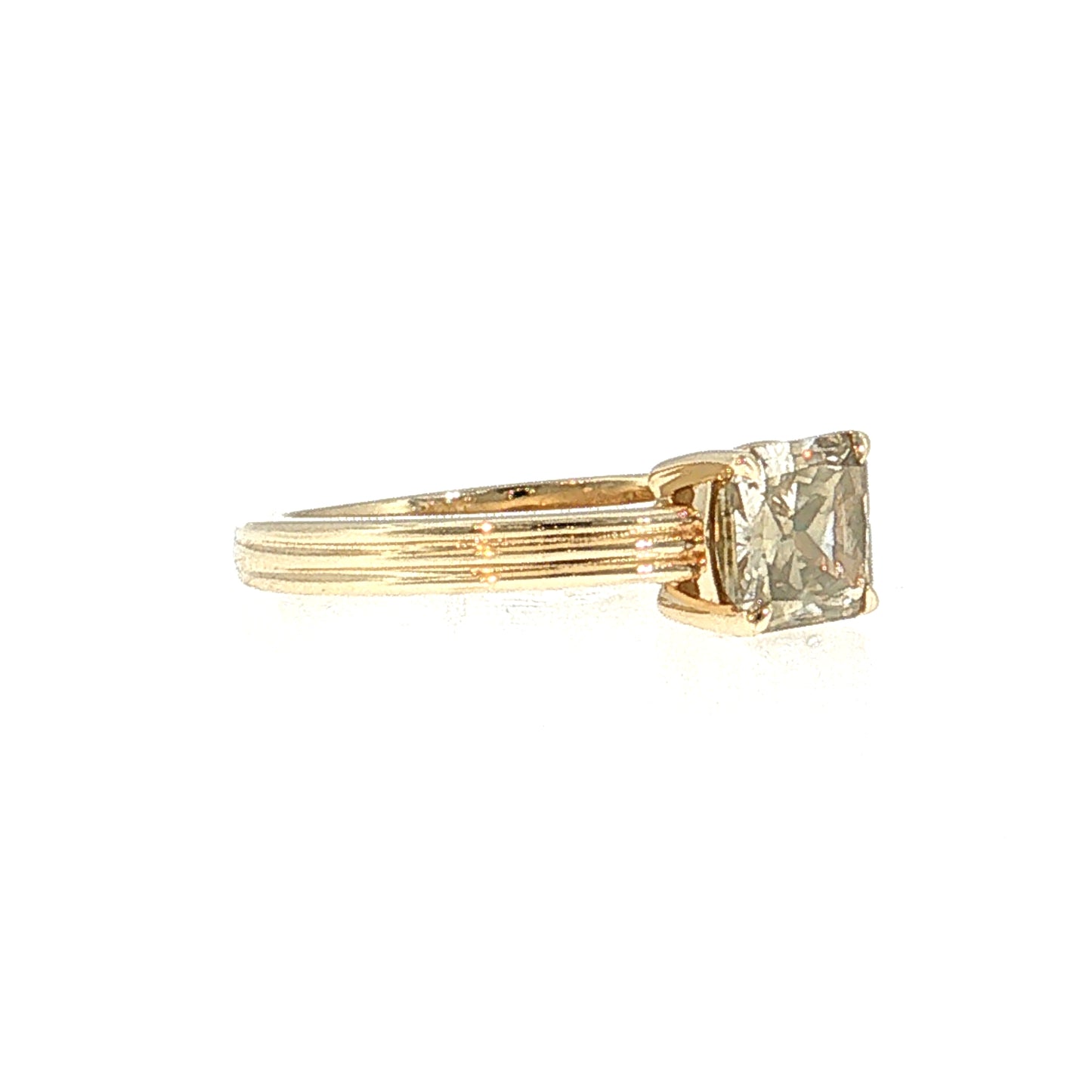 1.30 Cushion Diamond Engagement Ring 14k