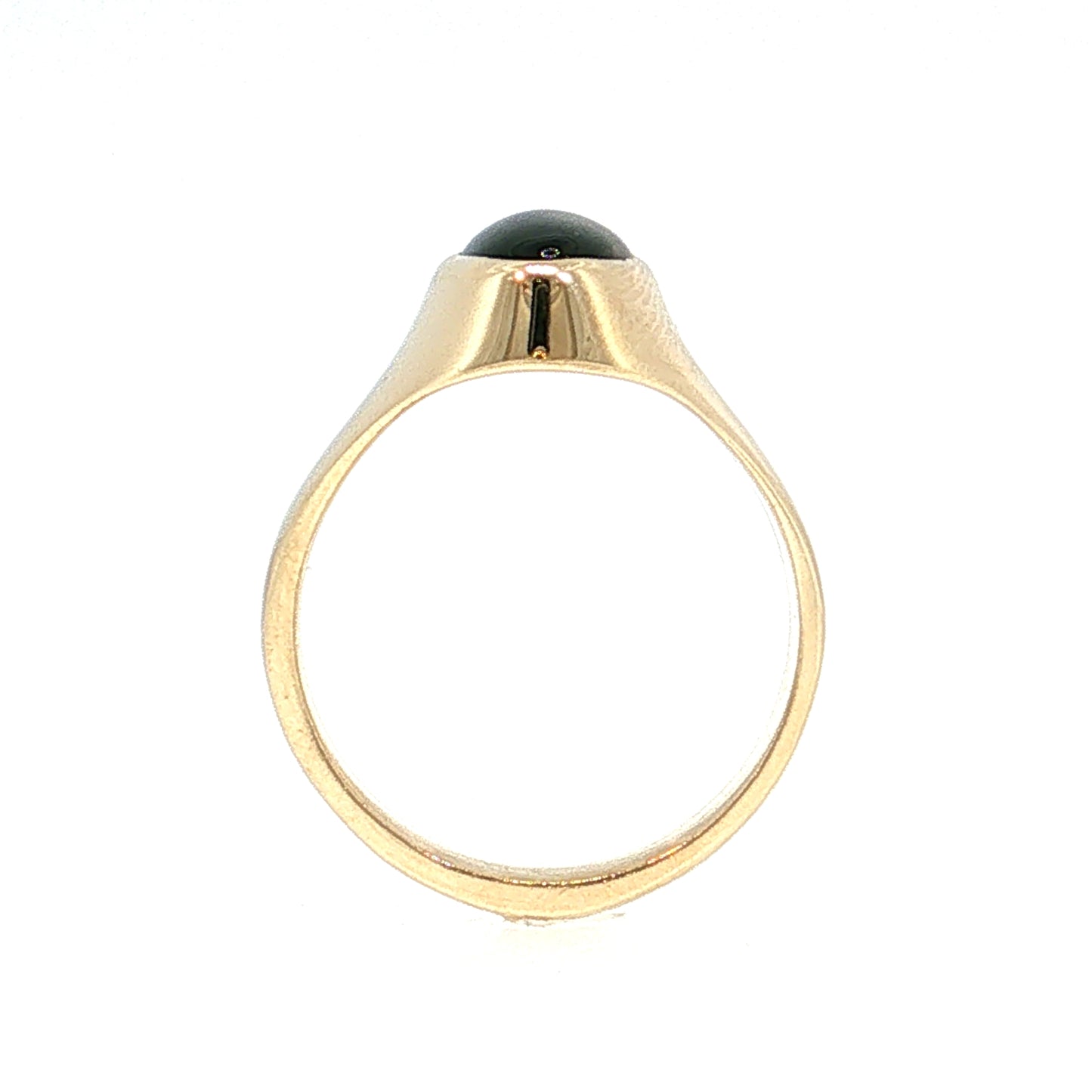 Vintage Mid-Century Onyx Men's Ring 14k