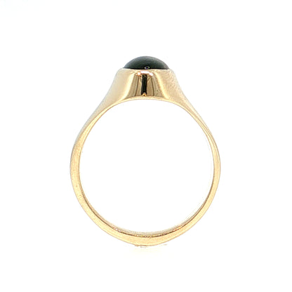 Vintage Mid-Century Onyx Men's Ring 14k