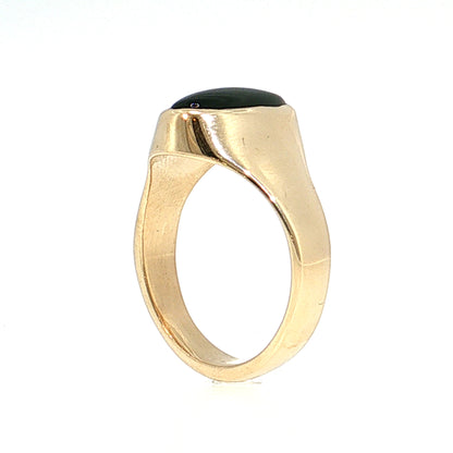 Vintage Mid-Century Onyx Men's Ring 14k