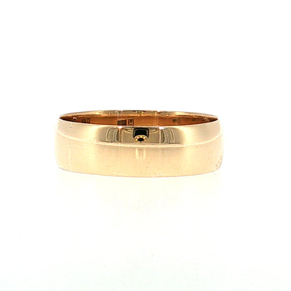 Antique Victorian Wedding Band 14k Yellow Gold