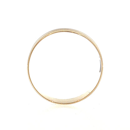 Antique Victorian Wedding Band 14k Yellow Gold