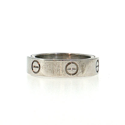 Cartier Secret Love Ring 18k White Gold