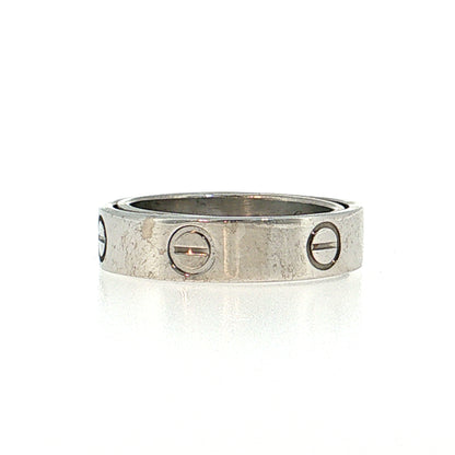 Cartier Secret Love Ring 18k White Gold