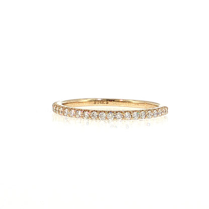 .29 Diamond Half-Eternity Wedding Band 14k