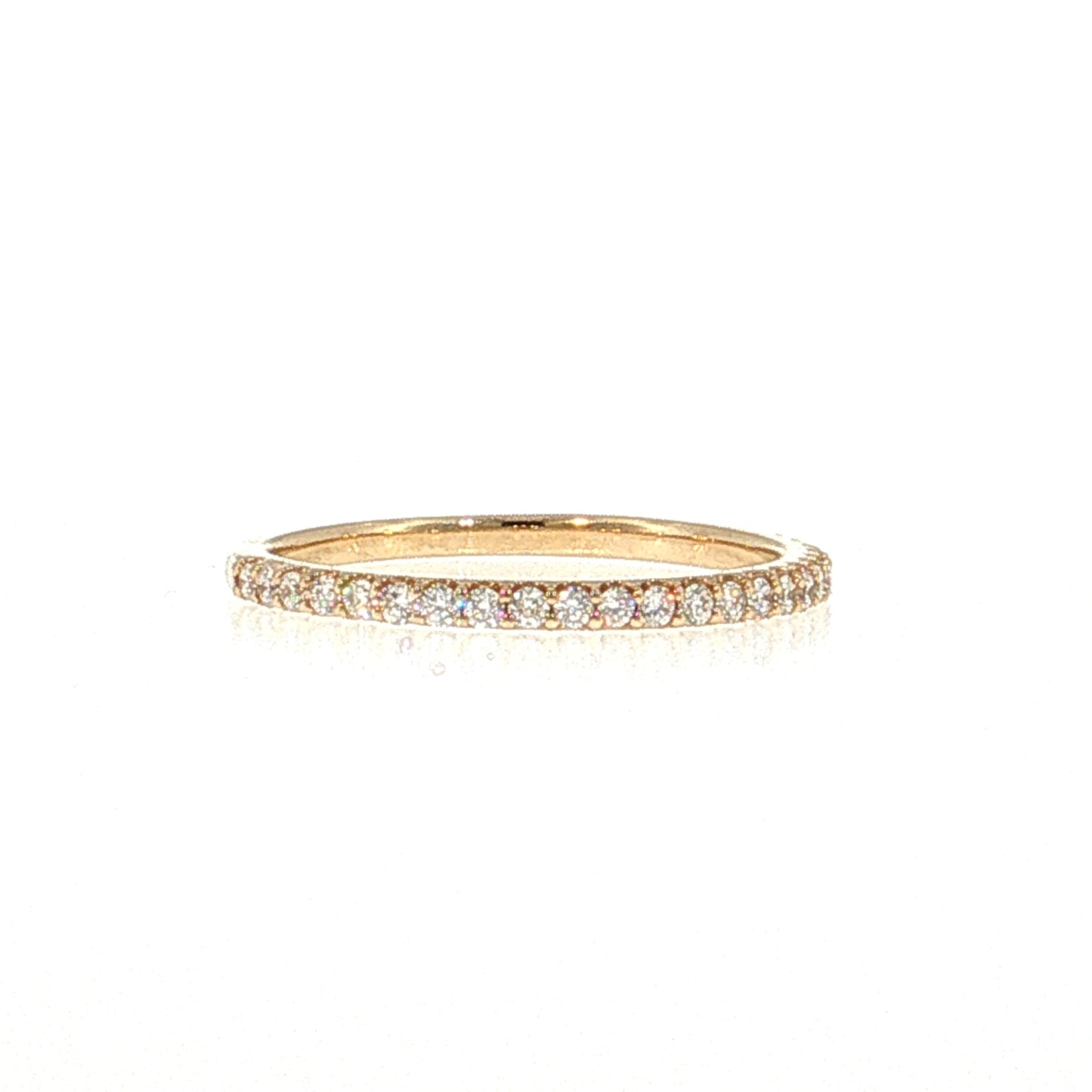 .29 Diamond Half-Eternity Wedding Band 14k