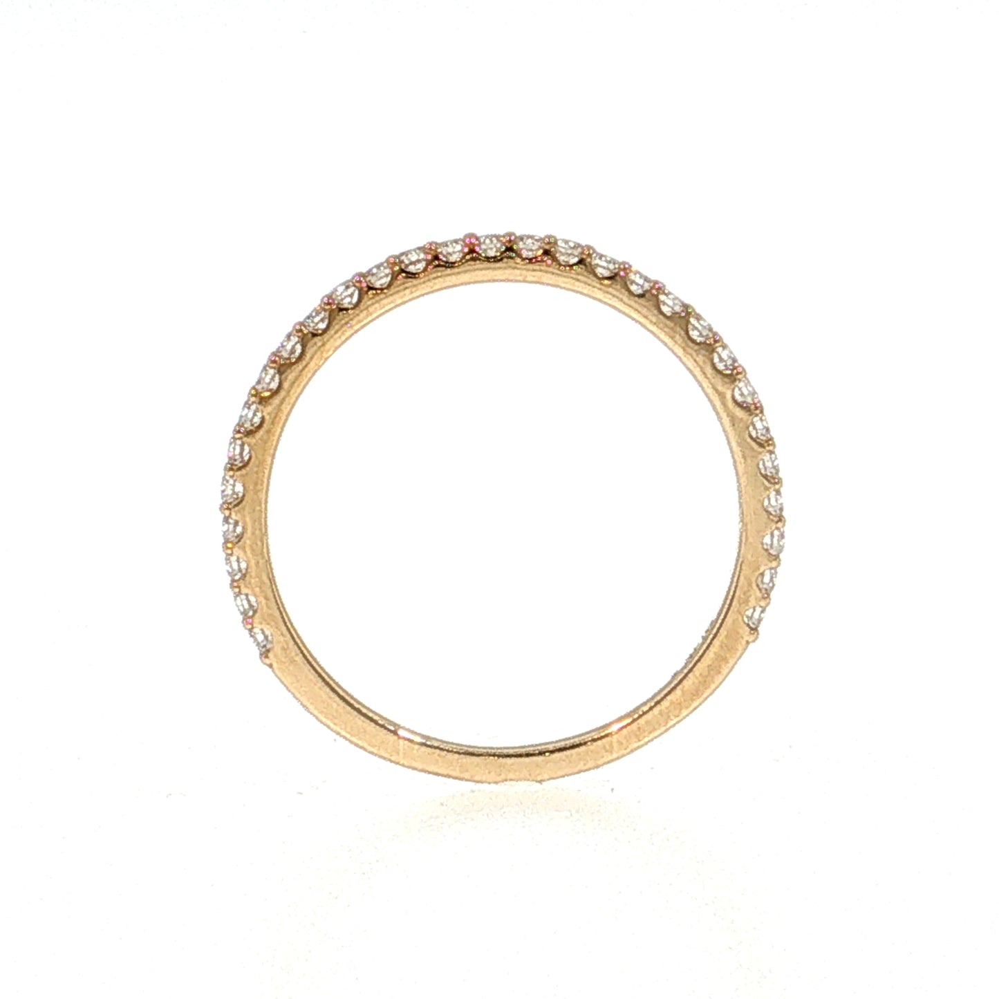 .29 Diamond Half-Eternity Wedding Band 14k