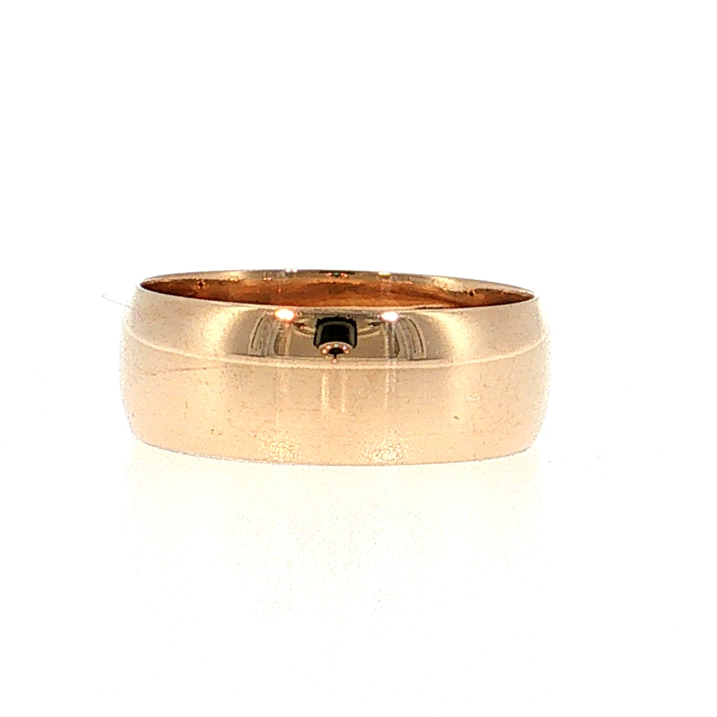 Antique Victorian Men's Wedding Band 14k Rose Gold
