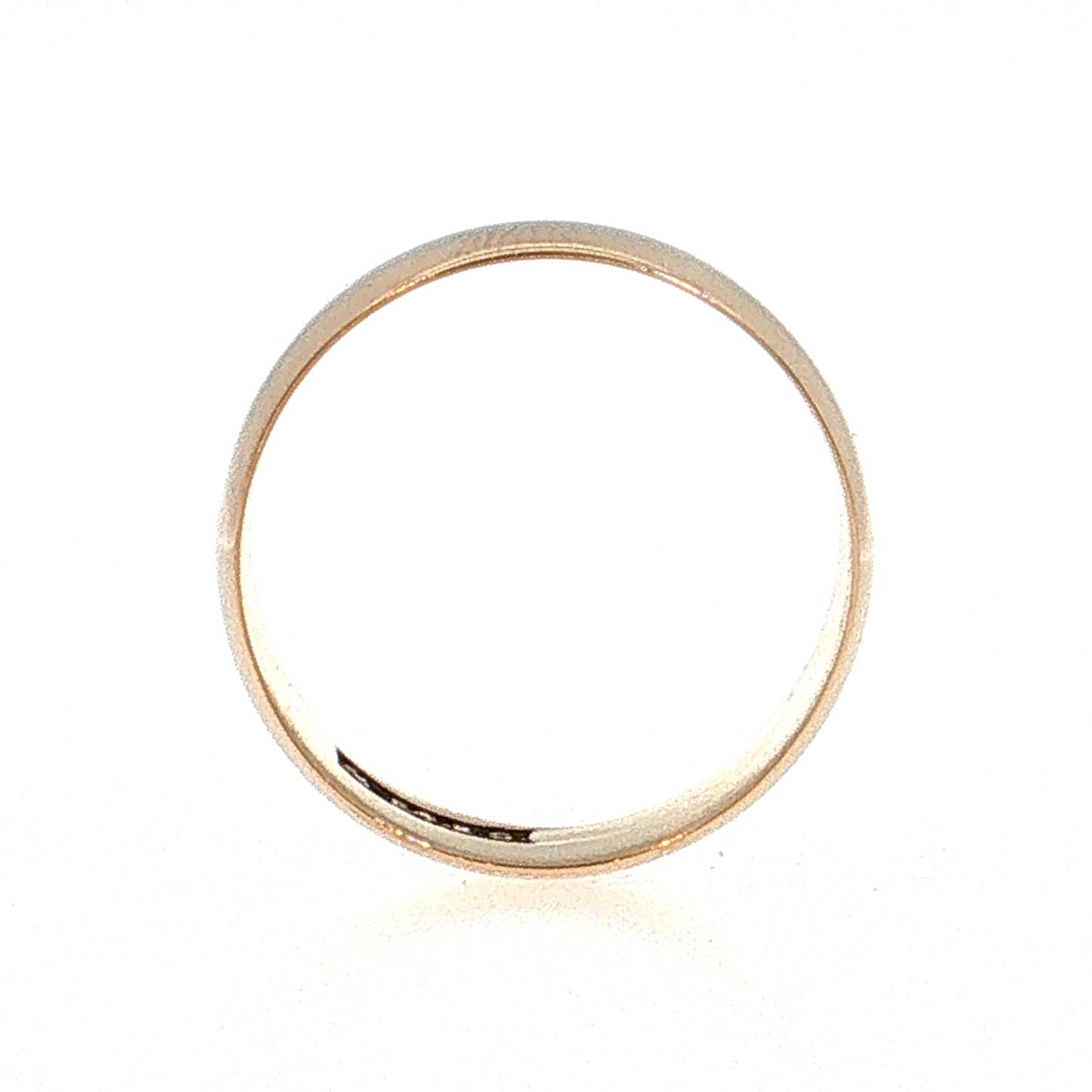 Antique Victorian Men's Wedding Band 14k Rose Gold