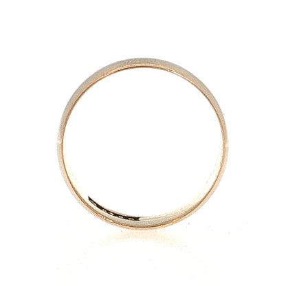 Antique Victorian Men's Wedding Band 14k Rose Gold