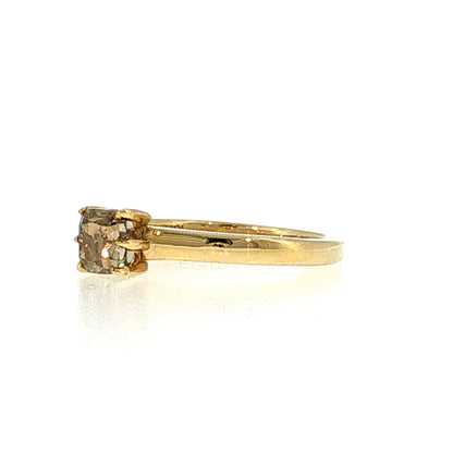 1.05 Cushion Diamond Solitaire Engagement Ring 18k