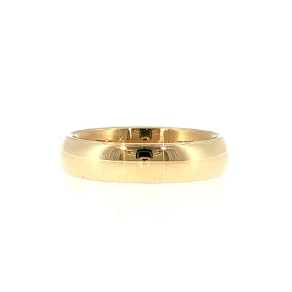 Men's Wedding Band 14k Yellow Gold