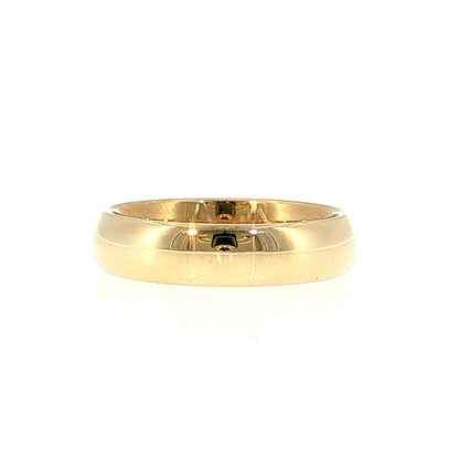 Men's Wedding Band 14k Yellow Gold