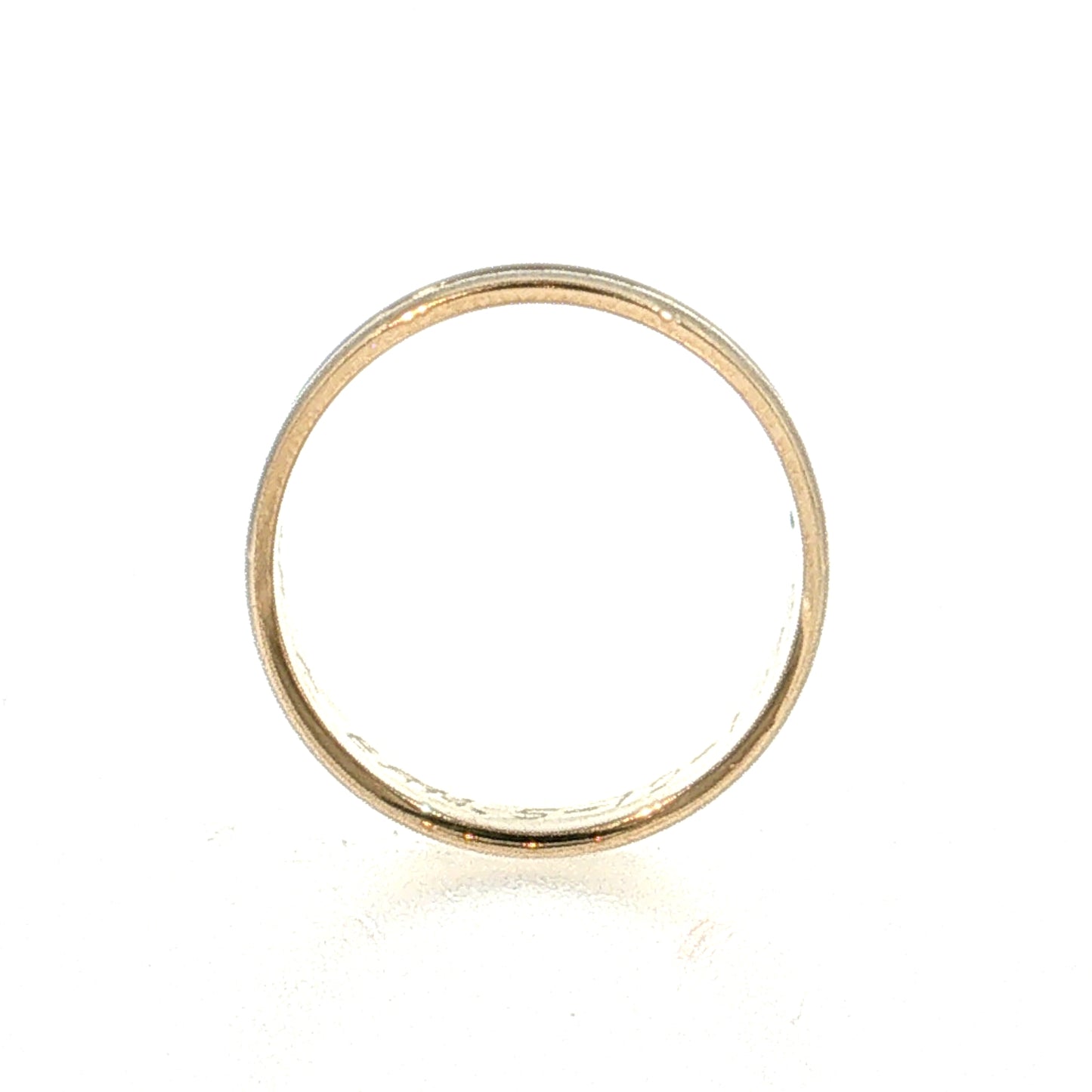 Engraved Wedding Band 14k Yellow Gold