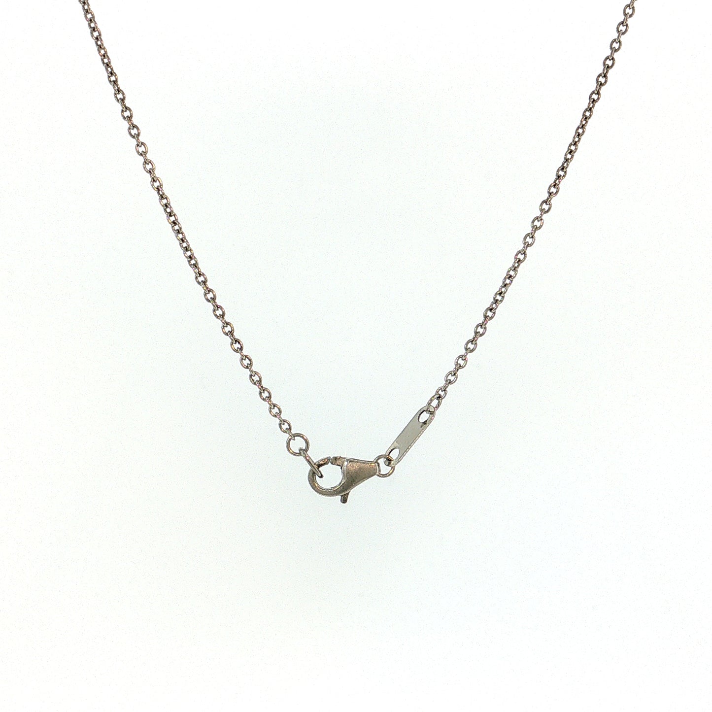 5.75 Art Deco Aquamarine & Diamond Pendant Platinum