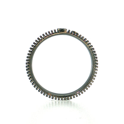 Men's Damiani Diamond Wedding Band 18k White Gold