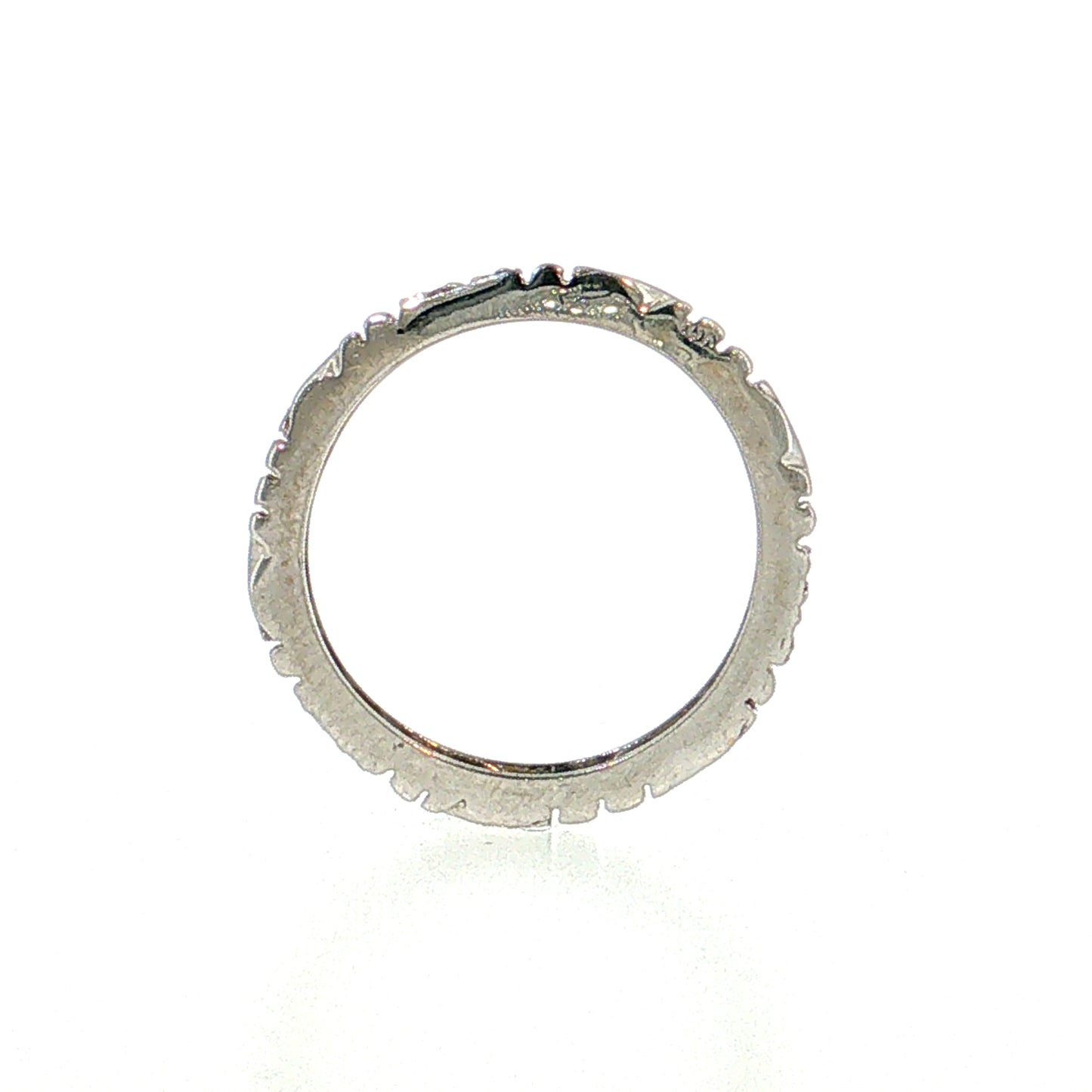 .04 Vintage Mid-Century Diamond Eternity Wedding Band 18k