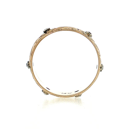 .13 Antique Art Nouveau Diamond Ring 14k