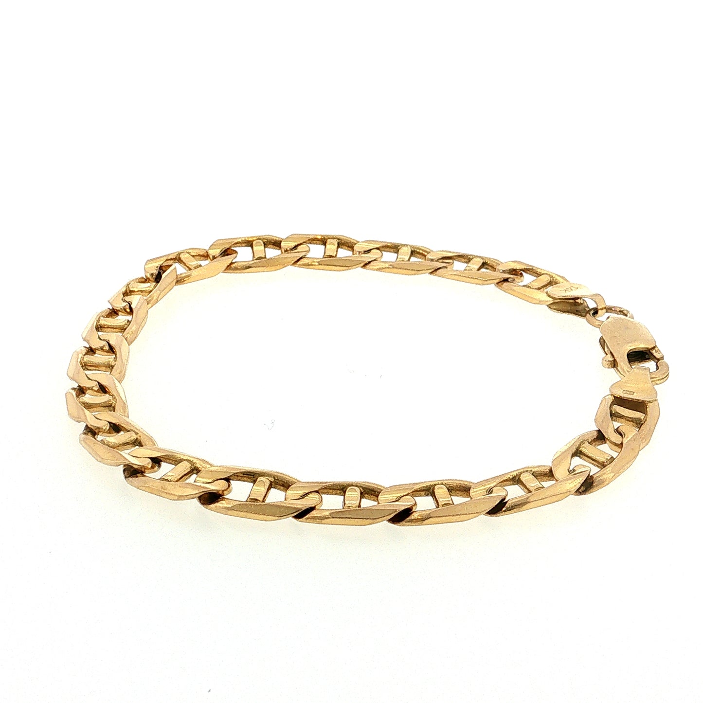 Mariner Link Chain Bracelet 14k Yellow Gold
