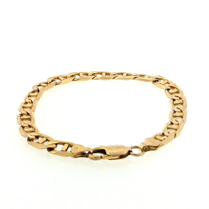 Mariner Link Chain Bracelet 14k Yellow Gold