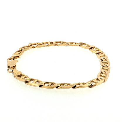 Mariner Link Chain Bracelet 14k Yellow Gold