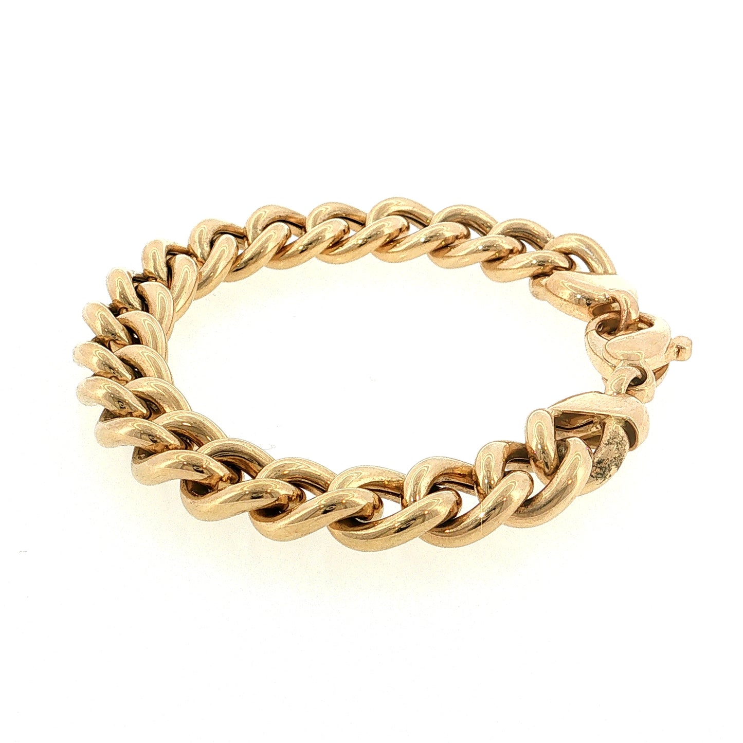 Ralph Lauren Curb Link Bracelet 14k Yellow Gold