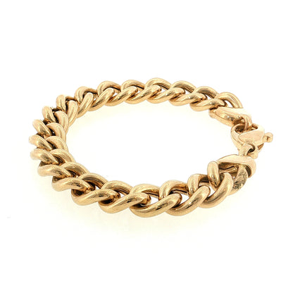 Ralph Lauren Curb Link Bracelet 14k Yellow Gold