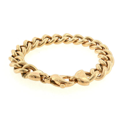 Ralph Lauren Curb Link Bracelet 14k Yellow Gold