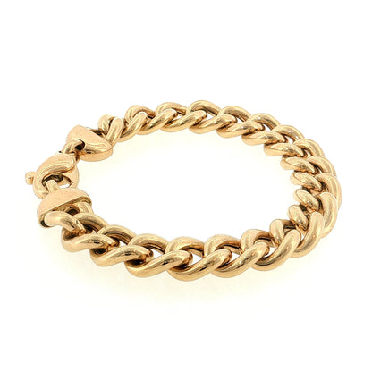 Ralph Lauren Curb Link Bracelet 14k Yellow Gold