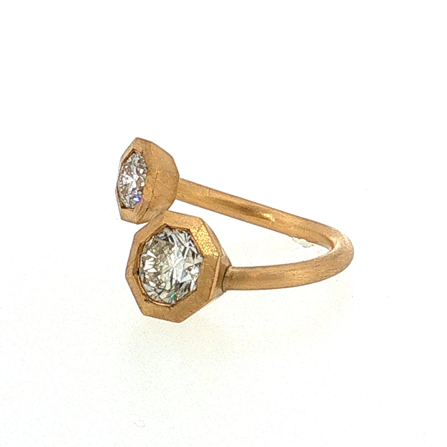 1.52 Modern Diamond Toi Et Moi Ring 18k