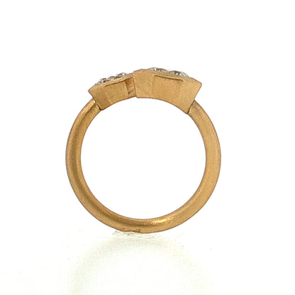 1.52 Modern Diamond Toi Et Moi Ring 18k