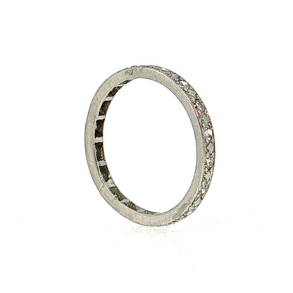 .27 Mid-Century Diamond Eternity Band Platinum