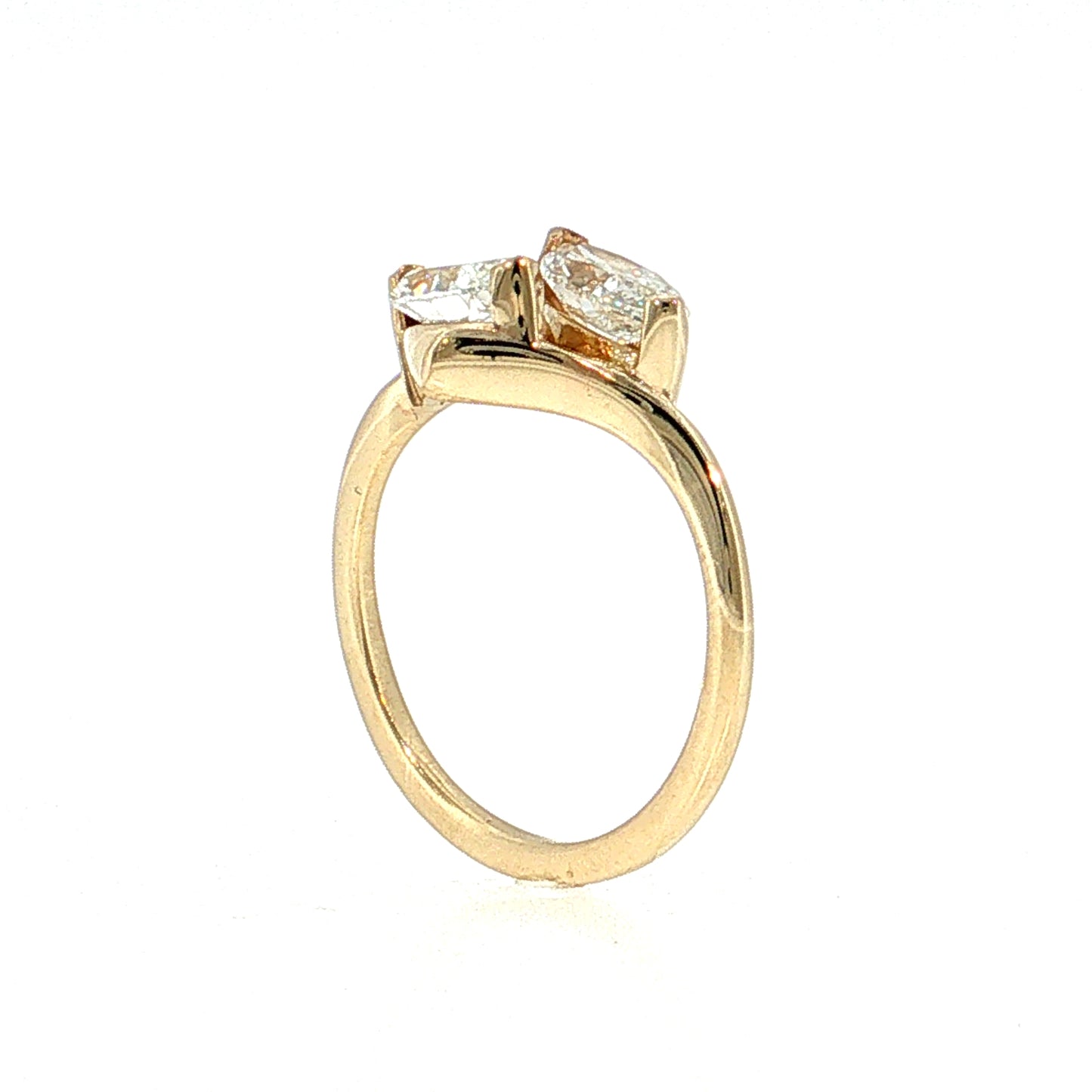 1.82 Diamond Toi Et Moi Engagement Ring 14k