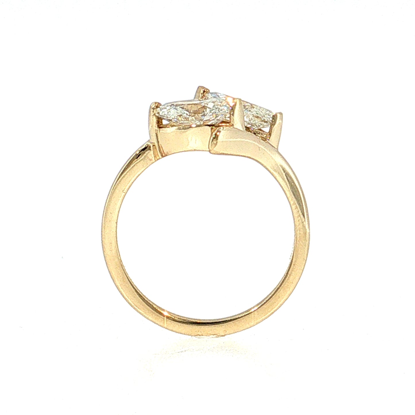 1.82 Diamond Toi Et Moi Engagement Ring 14k