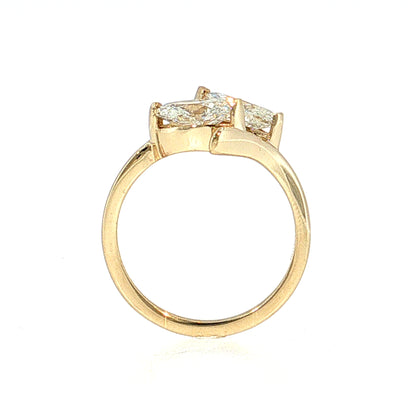 1.82 Diamond Toi Et Moi Engagement Ring 14k