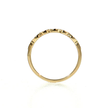 Diamond Stacking Band 14k Yellow Gold