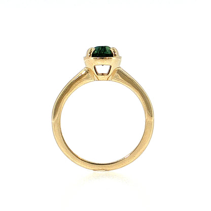 1.59 Pear Sapphire Solitaire Engagement Ring 14k