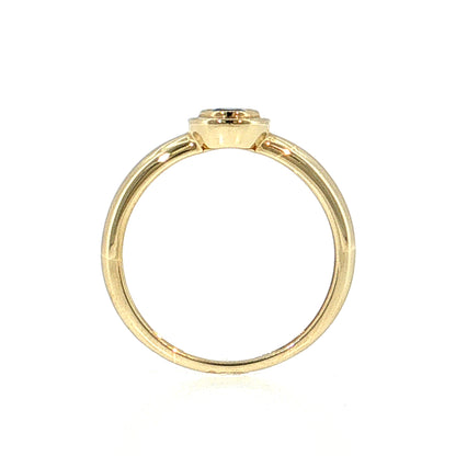 .45 Oval Blue Sapphire Solitaire Ring 14k