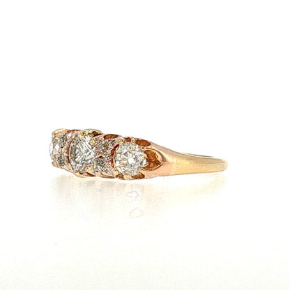 .92 Antique Victorian Diamond Engagement Ring 18k