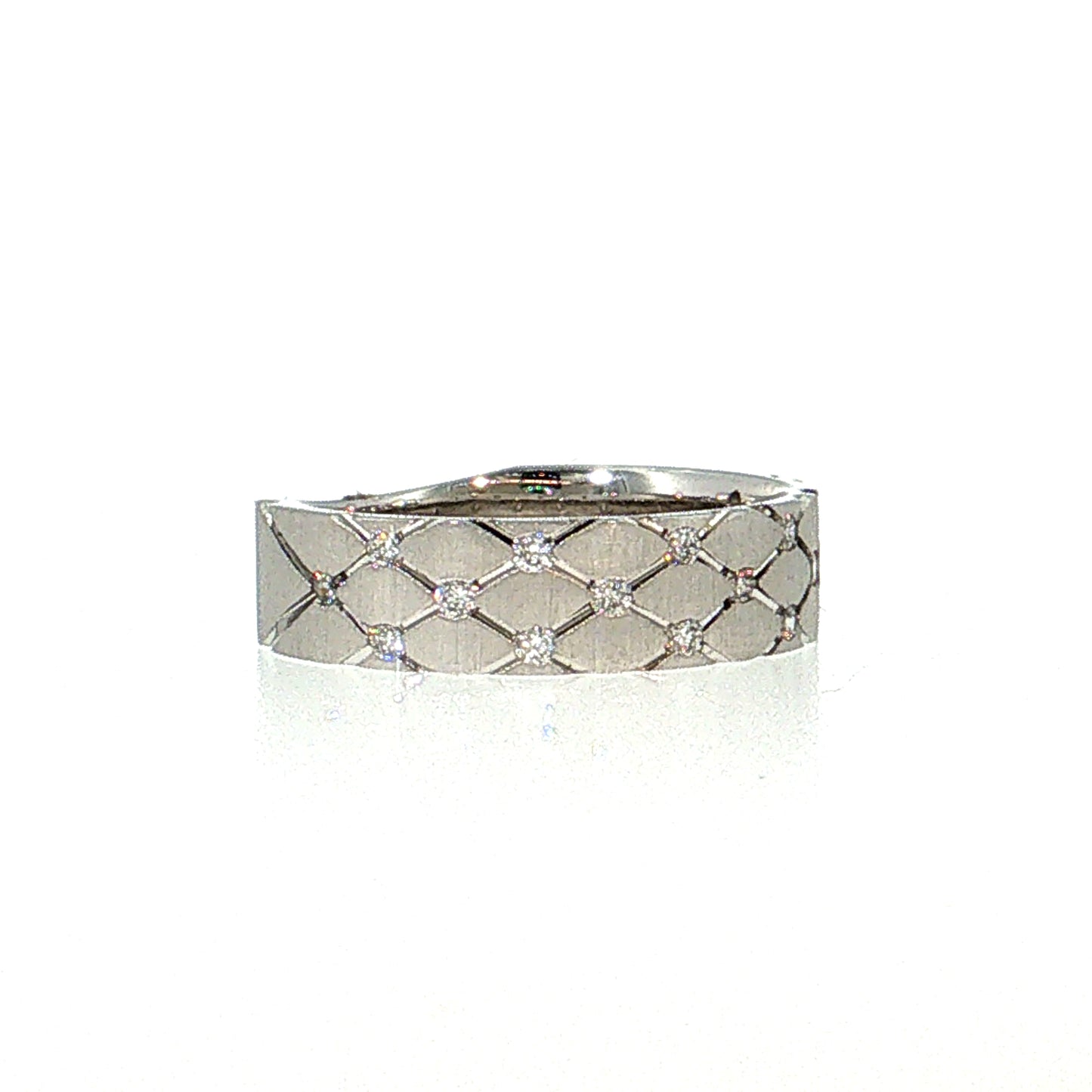 .25 Diamond Stacking Ring 14k White Gold